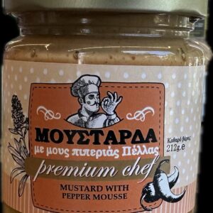 Μουστάρδα με μους πιπεριάς Πέλλας